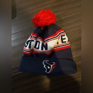 New Era NFL Houston Texans Red Blue Knit Headwear Winter Cap Hat Beanie Youth